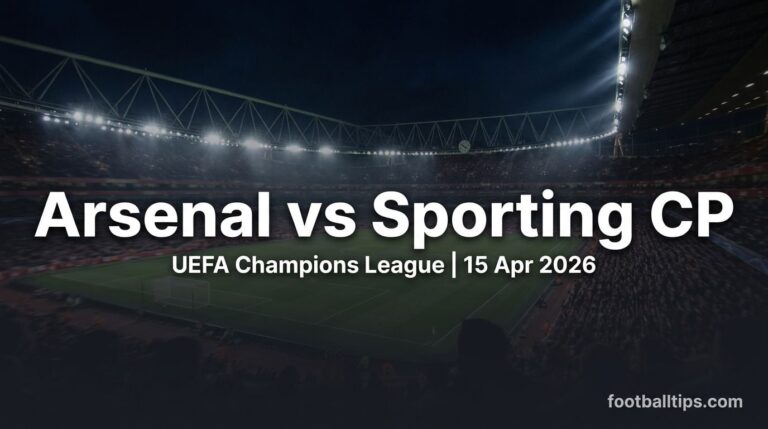 Arsenal vs Sporting CP Prediction, Betting Tips & Preview | UCL Quarter-Final 2nd Leg