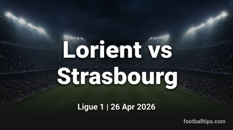 Lorient vs Strasbourg Predictions, Odds & Preview – Ligue 1 26 April 2026