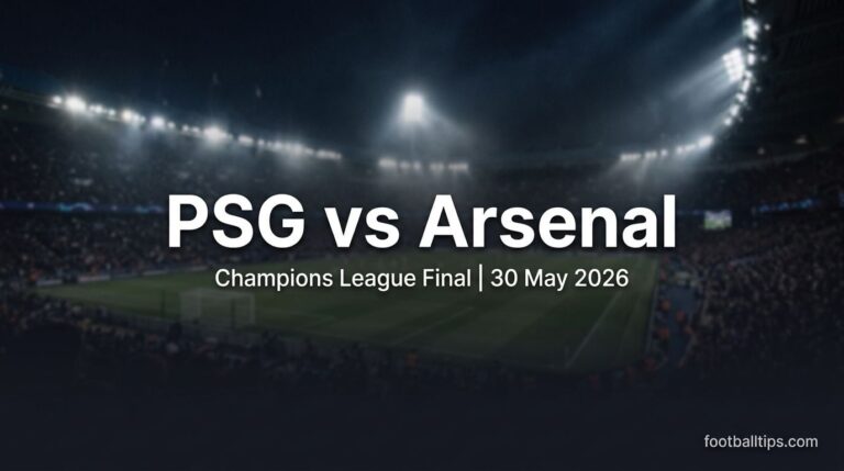PSG vs Arsenal Prediction, Preview & Betting Tips | Champions League Final 2026
