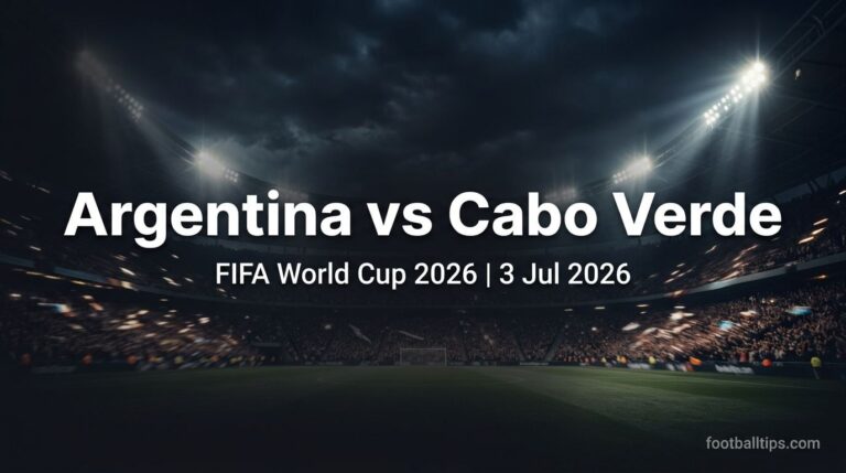 Argentina vs Cabo Verde Prediction, Odds & Betting Tips – World Cup 2026