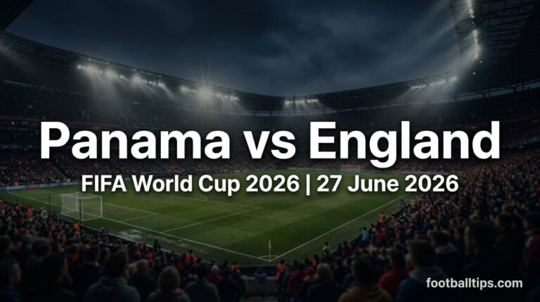 Panama vs England Prediction, Preview & Betting Tips | 27 June 2026