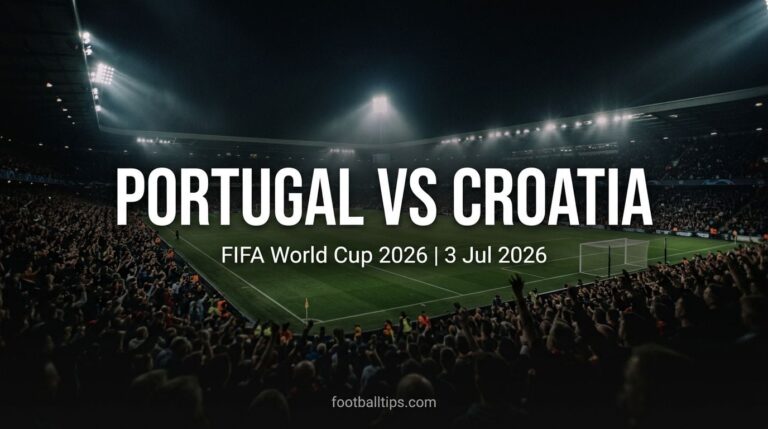 Portugal vs Croatia Prediction, Odds & Betting Tips – World Cup 2026