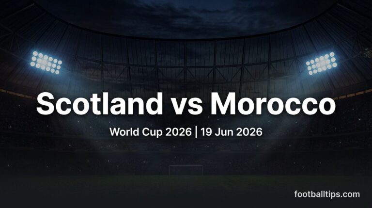 Scotland vs Morocco Prediction, Betting Tips & Preview | World Cup 2026