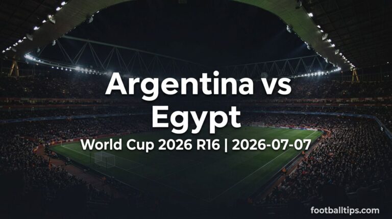 Argentina vs Egypt Prediction, Odds & Betting Tips – World Cup 2026 Round of 16