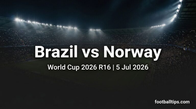 Brazil vs Norway Prediction, Betting Tips & Odds | World Cup 2026 Round of 16