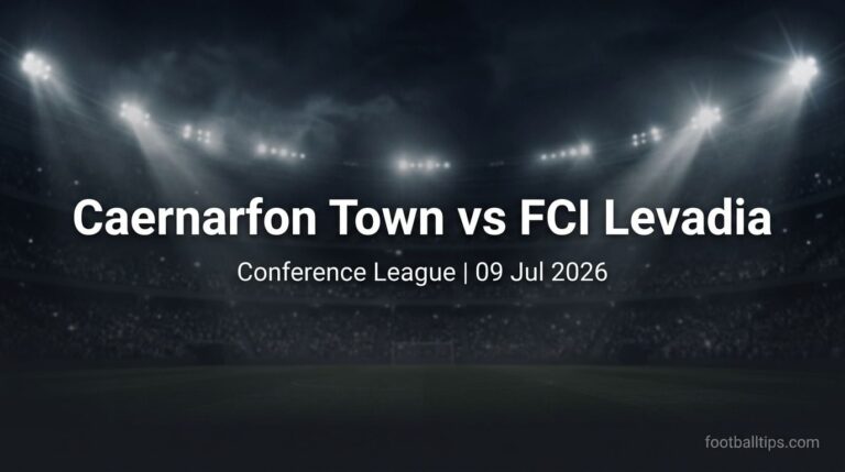 Caernarfon Town vs FCI Levadia Preview, Predictions & Betting Tips | FootballTips