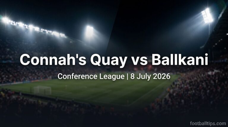 Connah’s Quay vs Ballkani Prediction, Preview & Betting Tips | Conference League