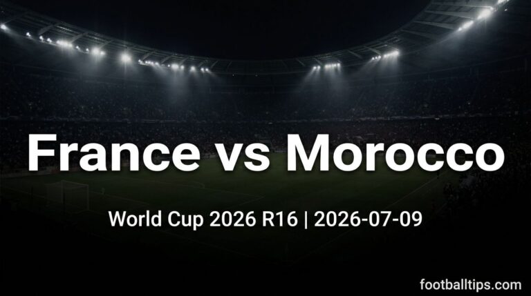 France vs Morocco Prediction, Odds & Betting Tips – World Cup 2026 Round of 16