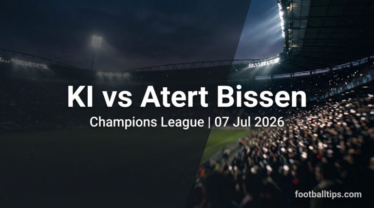 KI vs Atert Bissen Prediction, Betting Tips & Preview | Champions League