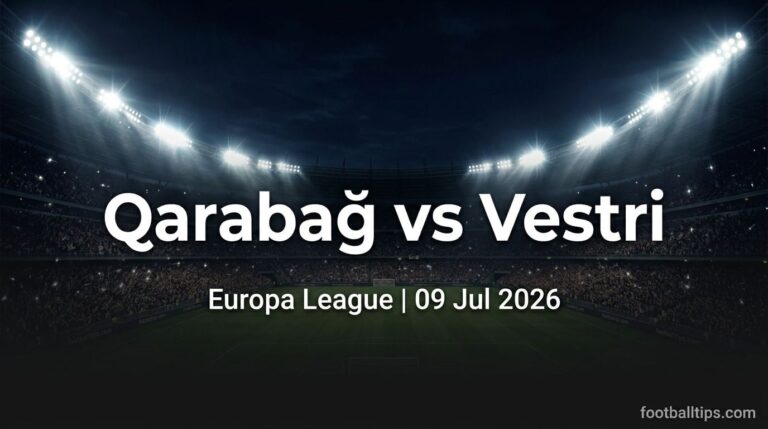 Qarabağ vs Vestri Prediction, Betting Tips & Odds – 09/07/2026
