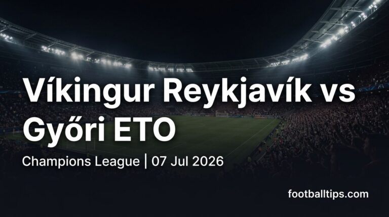 Víkingur Reykjavík vs Győri ETO Predictions, Betting Tips & Preview