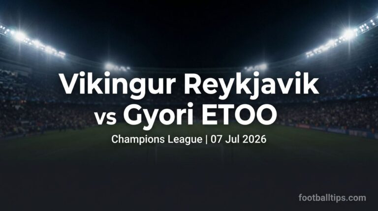 Vikingur Reykjavik vs Gyori ETO Prediction & Tips | Champions League