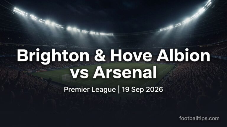 Brighton vs Arsenal Prediction, Betting Tips & Odds