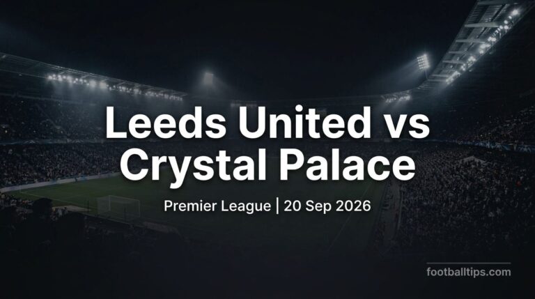Leeds vs Crystal Palace Prediction, Betting Tips & Odds