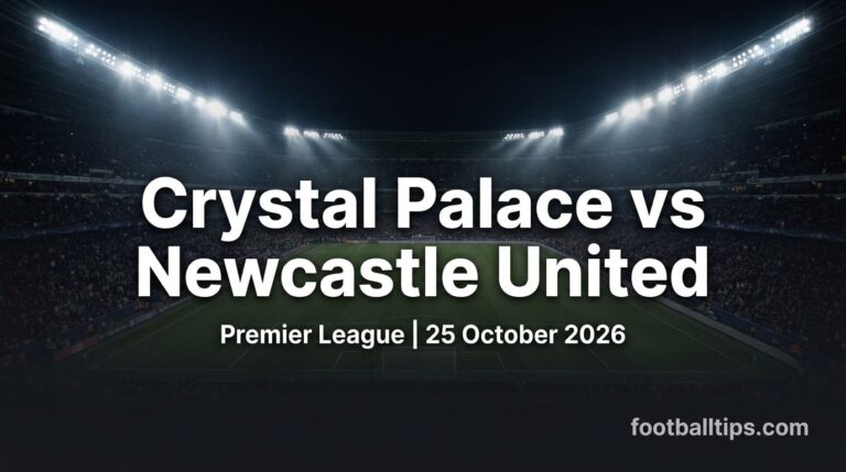 Crystal Palace vs Newcastle United Prediction, Betting Tips & Odds