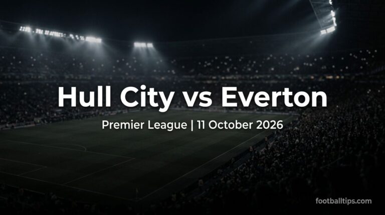 Hull City vs Everton Prediction, Betting Tips & Odds