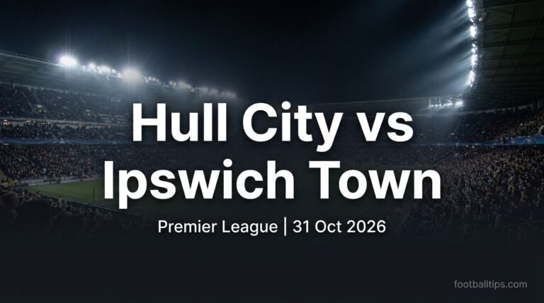 Hull City vs Ipswich Town Prediction, Betting Tips & Odds