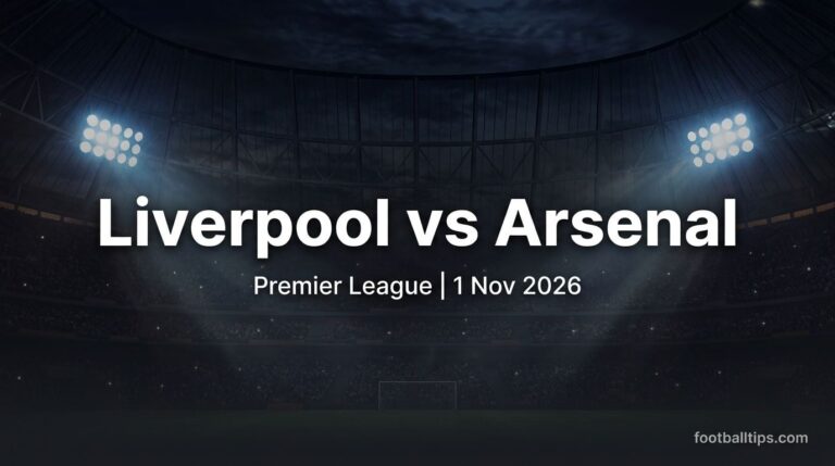 Liverpool vs Arsenal Prediction, Betting Tips & Odds