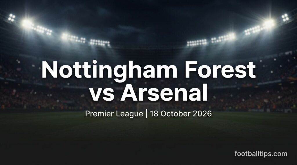 Nottingham Forest vs Arsenal preview, Premier League, 18 October 2026