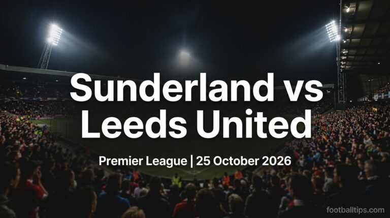Sunderland vs Leeds United Prediction, Betting Tips & Odds